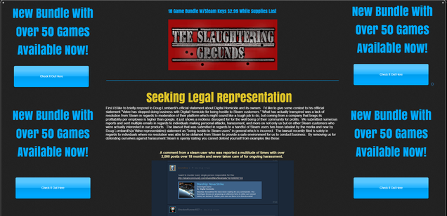 Illustration for article titled Developer Known for Suing People Is Banned From Steam, Sues Valve